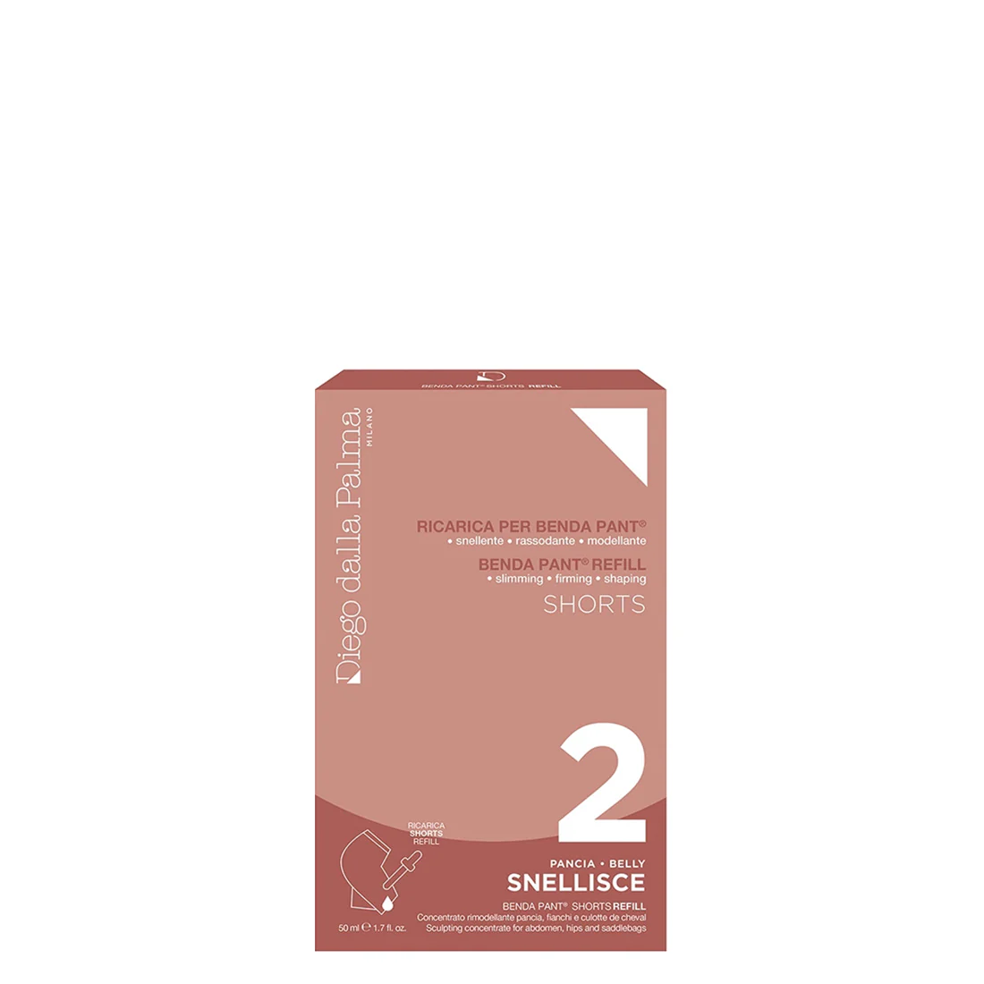Diego Dalla Palma Milano 2. Snellisce Benda Pant Short Refill 50 ml Ricarica