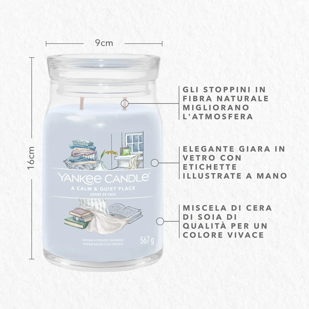 Yankee Candle A Calm & Quiet Place Signature Grande  & Quiet Place Signature - Image 2