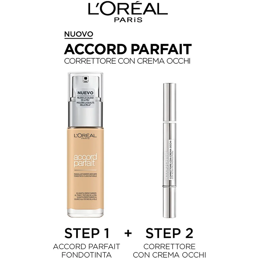 L'oréal Paris Accord Parfait Correttore Crema 3-5.5 Peach - Image 4