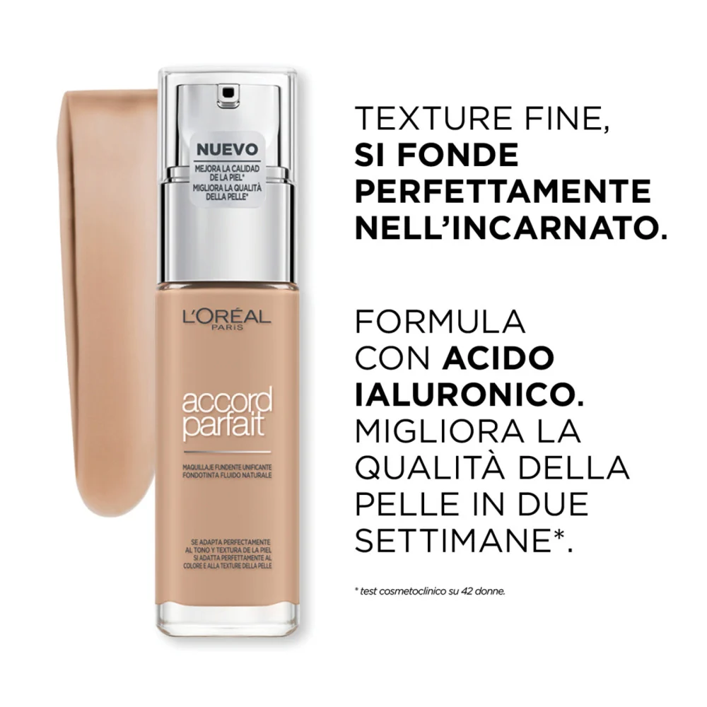 L'oréal Paris Accord Parfait Fondotinta 10N Cocoa - Image 4