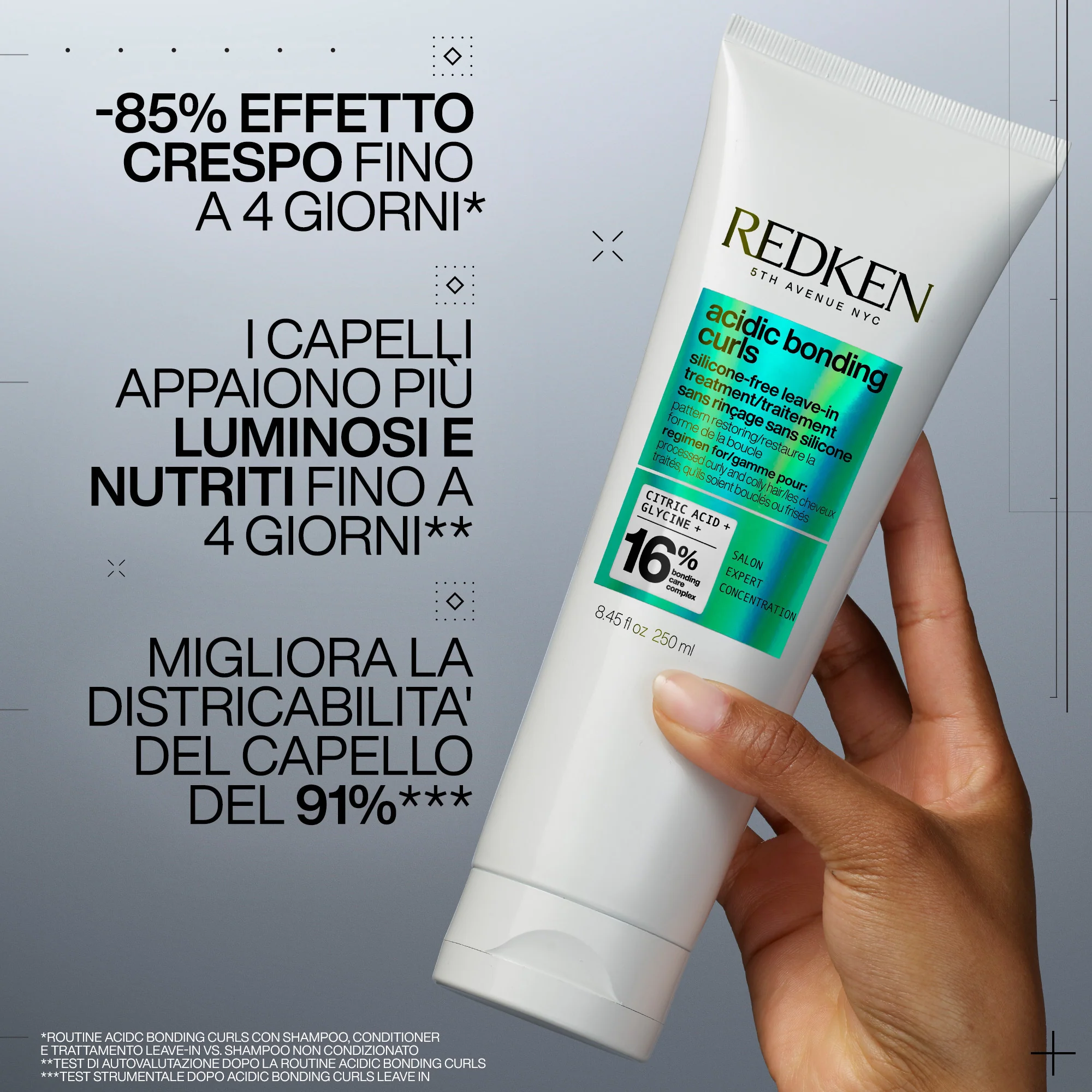 Redken Acidic Bonding Curls Silicone-Free Leave-In Treatment 250 ml - Image 2