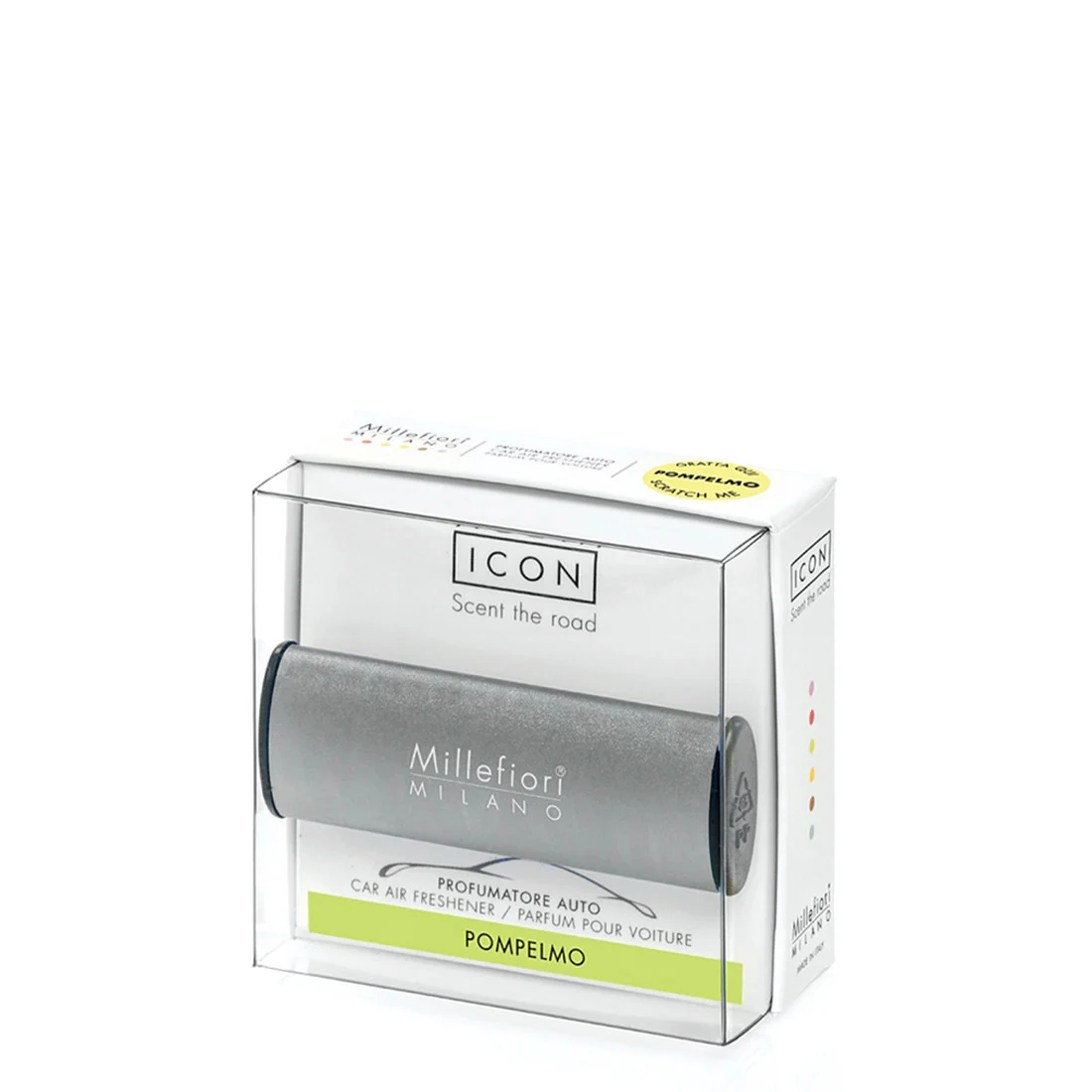 Millefiori Air Freshener Go Pompelmo 55 Antracite Opaco 55 Antracite Opaco