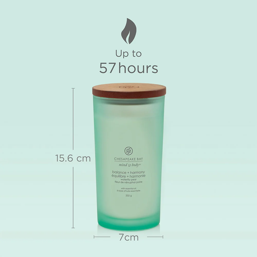 Chesapeake Bay Candle Balance & Harmony (Waterlily Pear) Grande e & Harmony (Waterlily Pear) - Image 3
