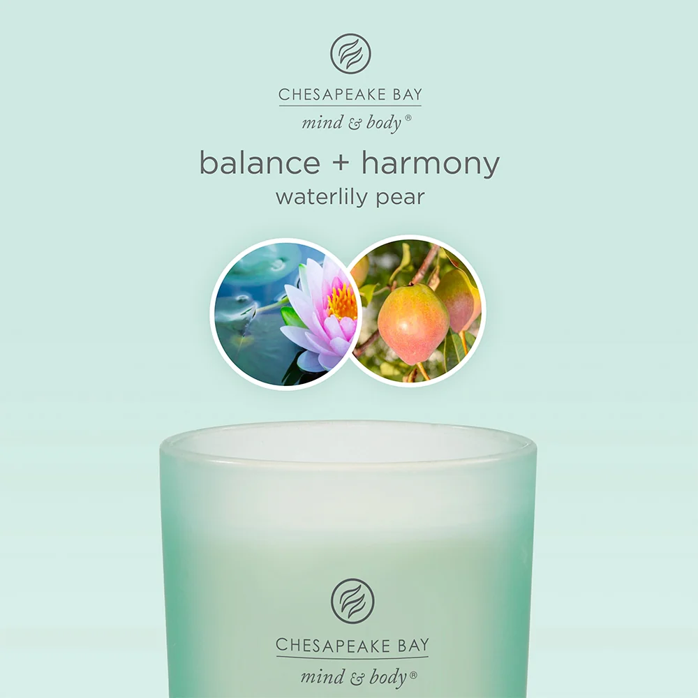 Chesapeake Bay Candle Balance & Harmony (Waterlily Pear) Grande e & Harmony (Waterlily Pear) - Image 4
