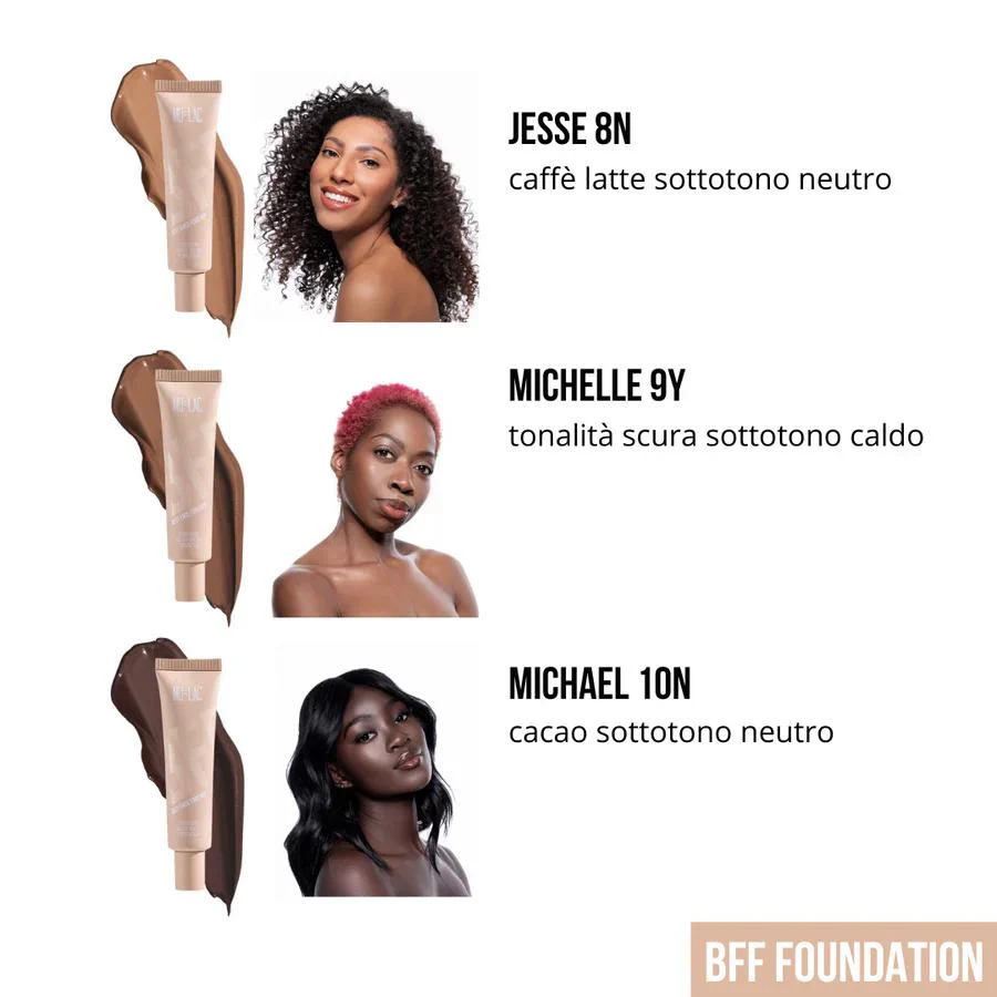 Mulac BFF Hydrating Water Cream Foundation 10N Michael - Image 3