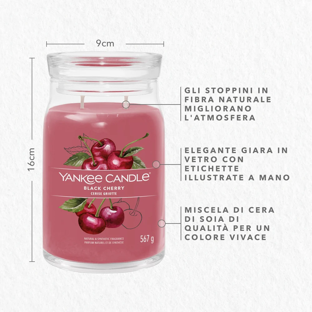 Yankee Candle Black Cherry Signature Grande Cherry Signature - Image 3