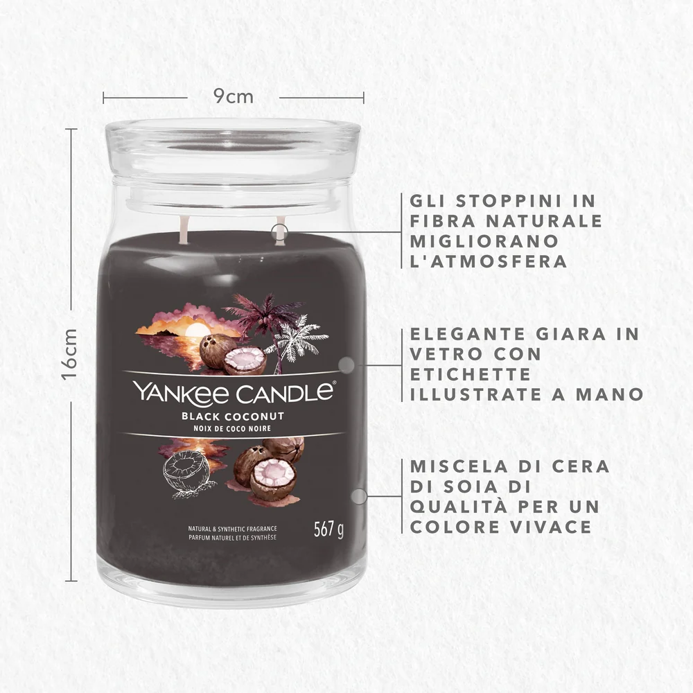 Yankee Candle Black Coconut Signature Grande Coconut Signature - Image 2