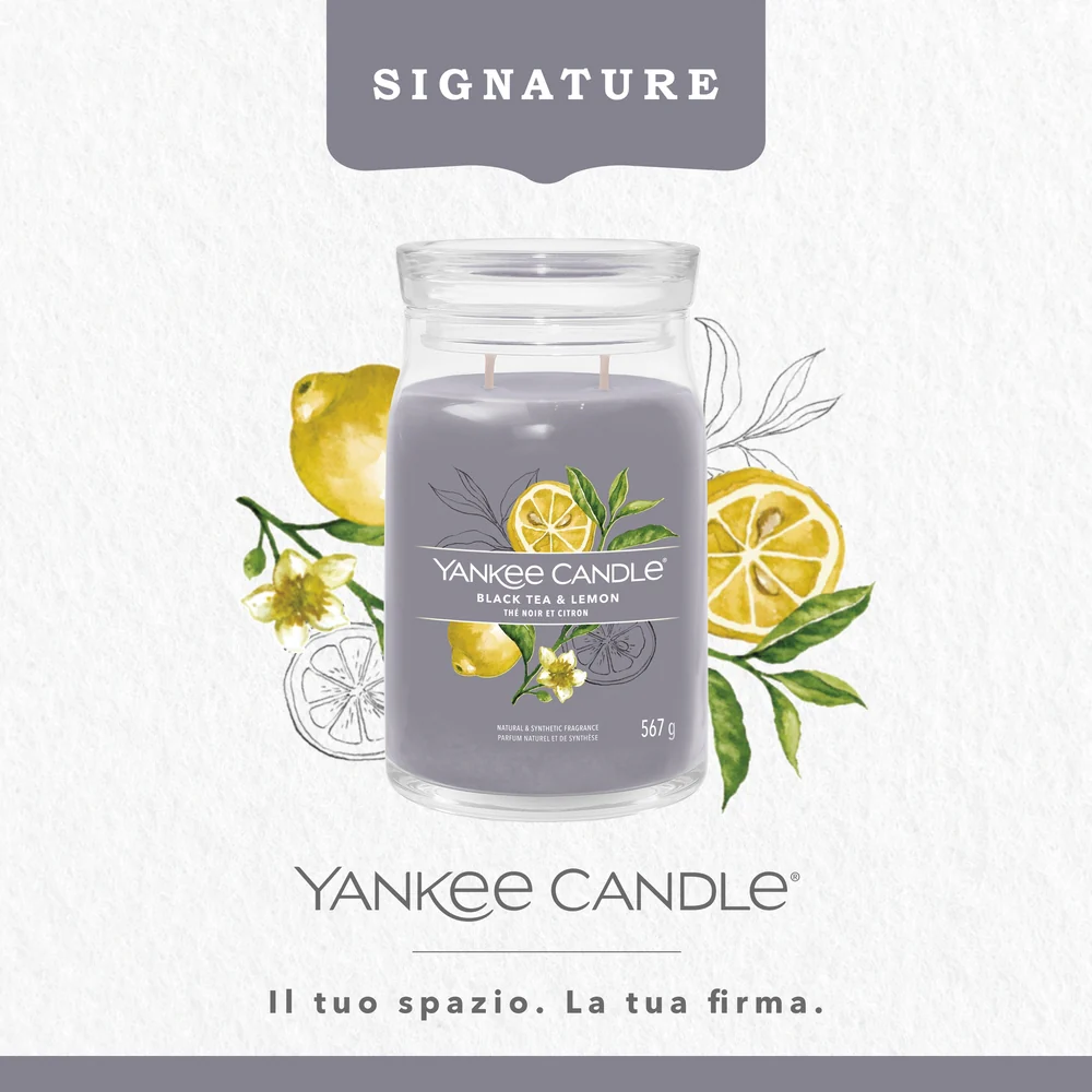 Yankee Candle Black Tea & Lemon Signature Grande Tea & Lemon Signature - Image 3