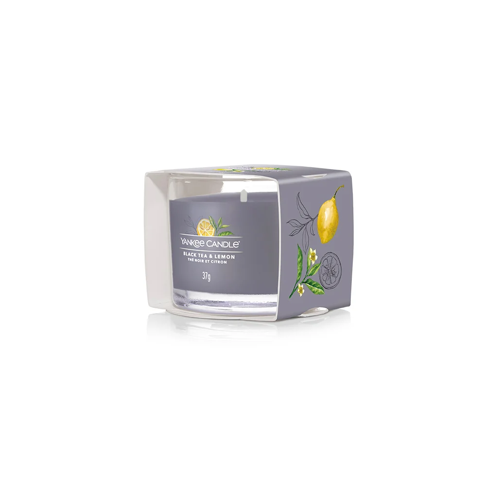 Yankee Candle Black Tea & Lemon Votive Tea & Lemon - Image 2