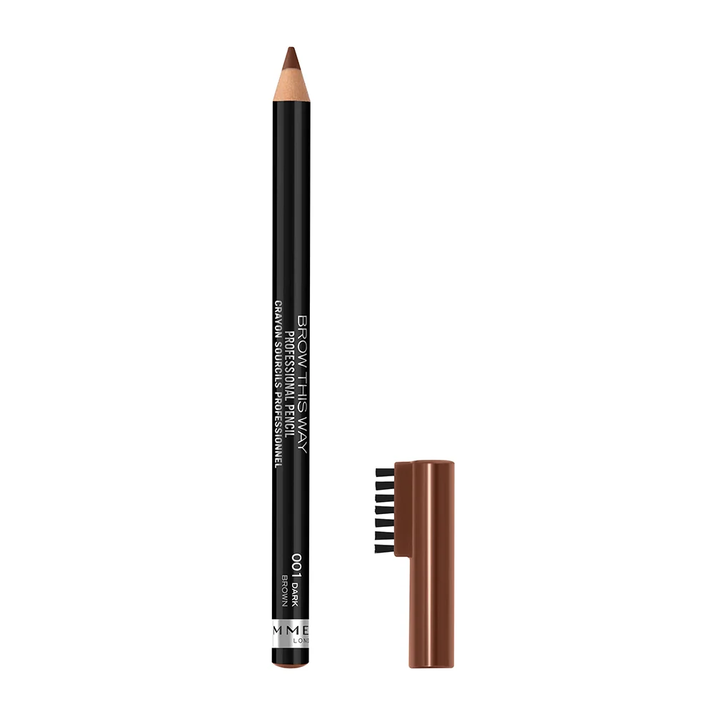 Rimmel Brow This Way 001 Dark Brown - Image 3