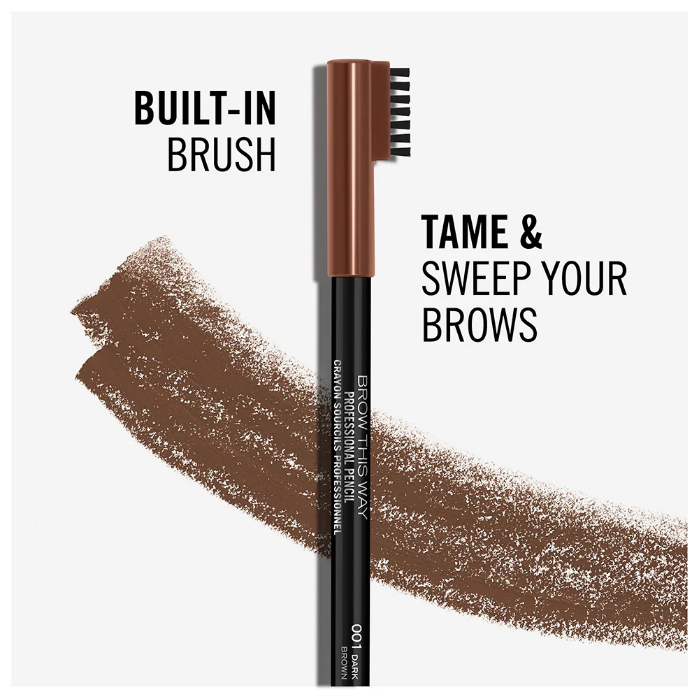 Rimmel Brow This Way 001 Dark Brown - Image 6