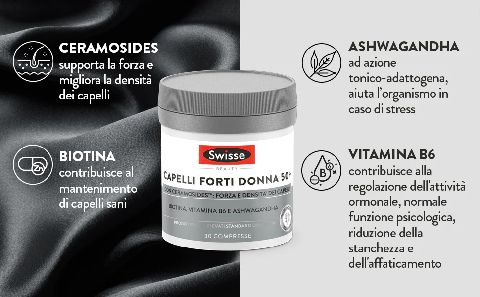 Swisse Capelli Forti Donna 50+ 30 pz - Image 5