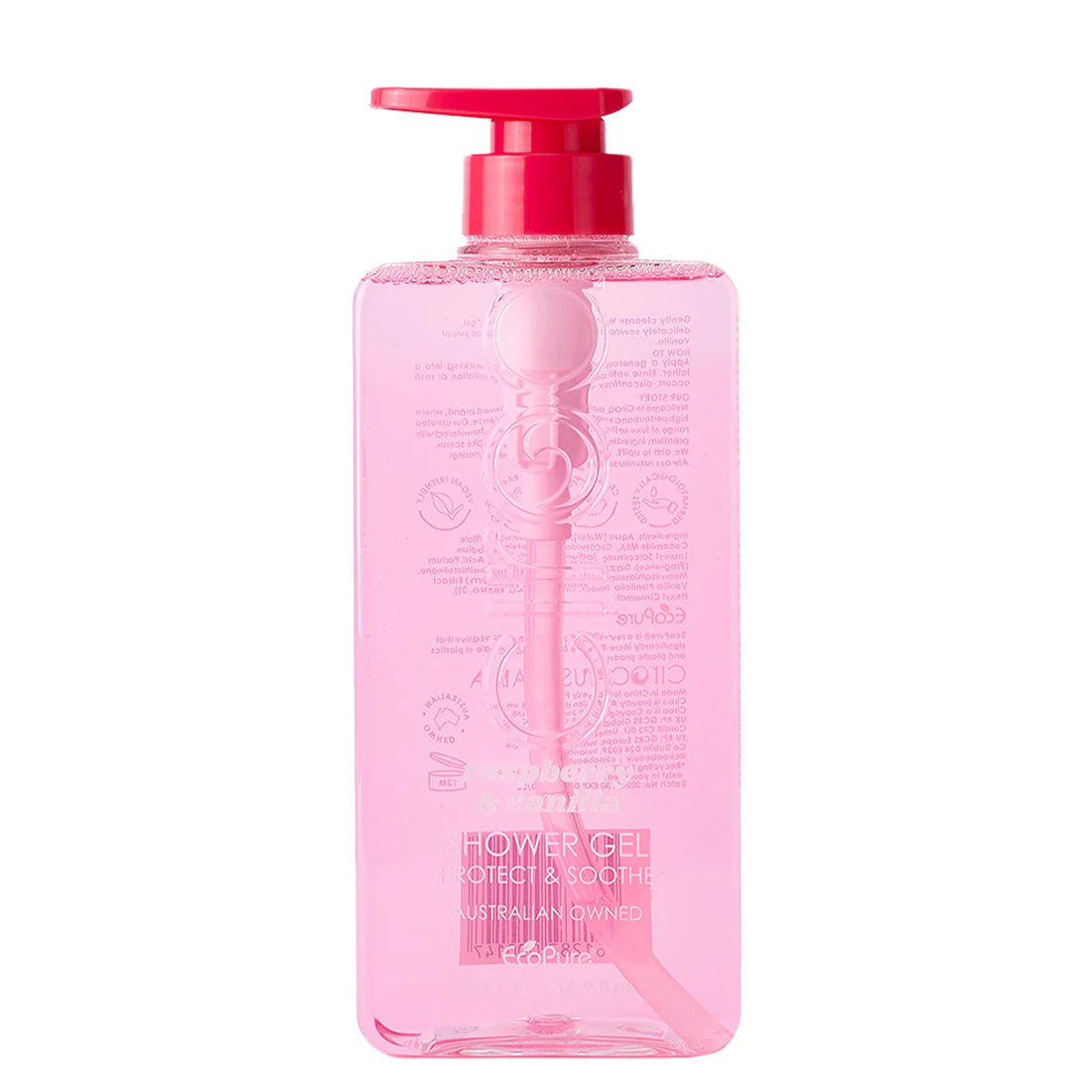 CIROA Raspberry & Vanilla Shower Gel  500 ml