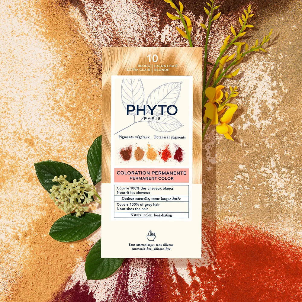 Phyto Colorazione Permanente 10 Blond Extra Clair 10 Blond Extra Clair - Image 5