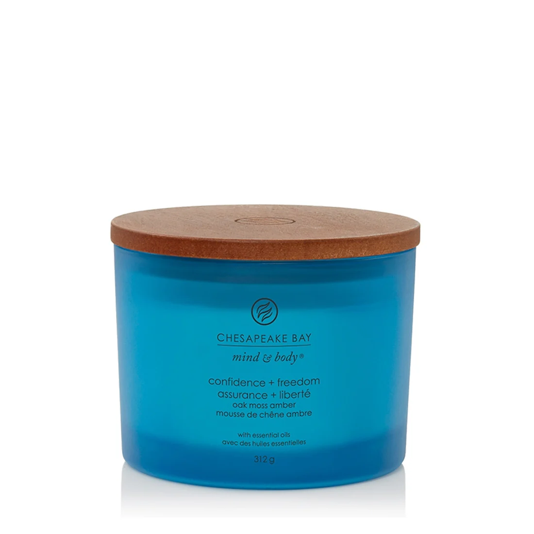 Chesapeake Bay Candle Confidence & Freedom (Oak Moss Amber) 3 stoppini  & Freedom (Oak Moss Amber)