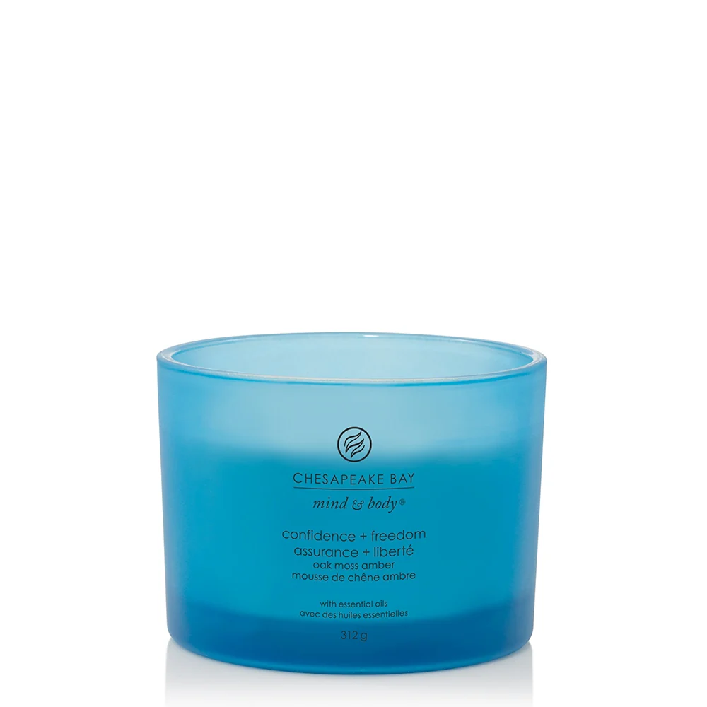 Chesapeake Bay Candle Confidence & Freedom (Oak Moss Amber) 3 stoppini  & Freedom (Oak Moss Amber) - Image 2