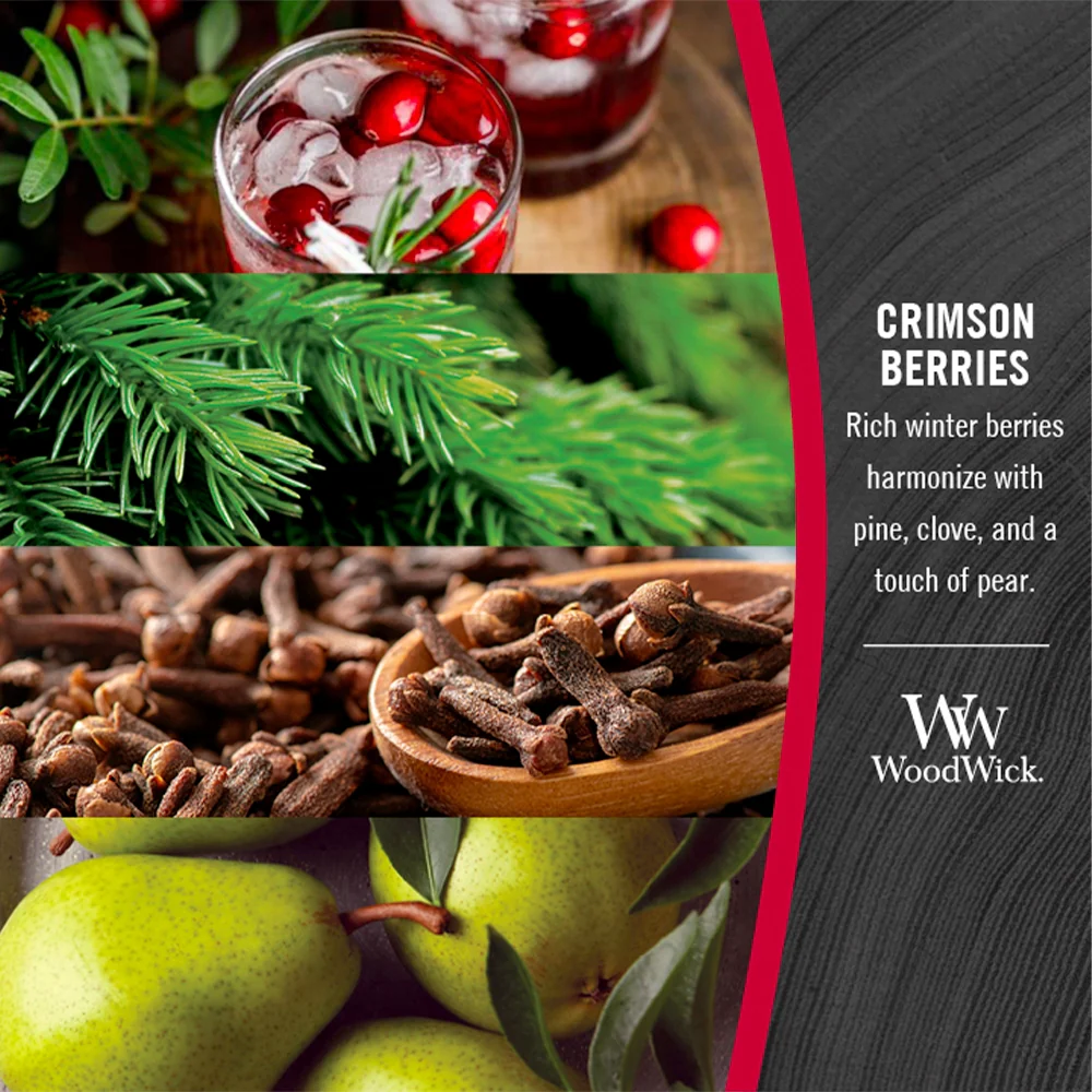 Woodwick Crimson Berries Grande n Berries - Image 2