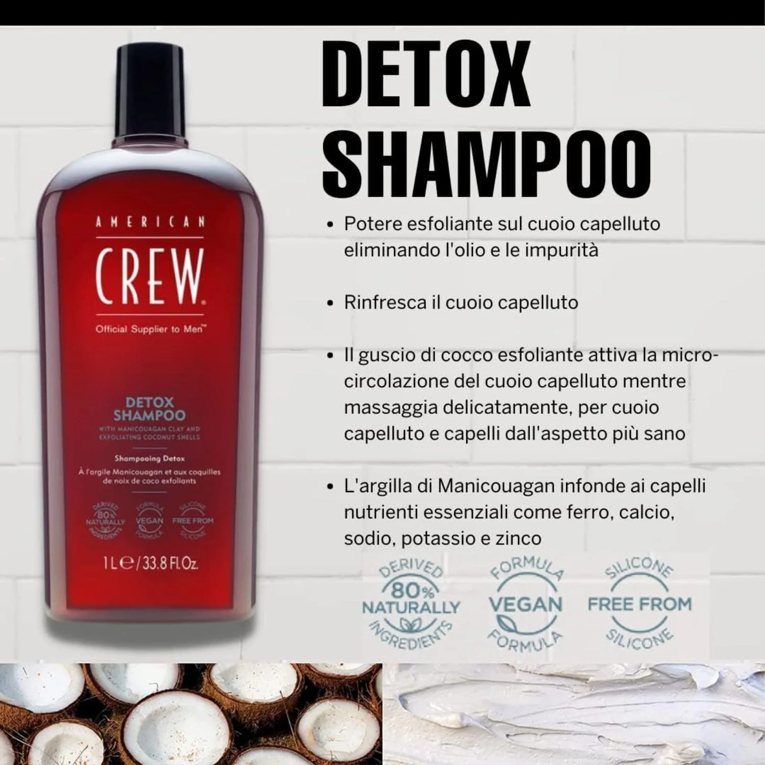 American Crew Detox Shampoo 250 ml - Image 2