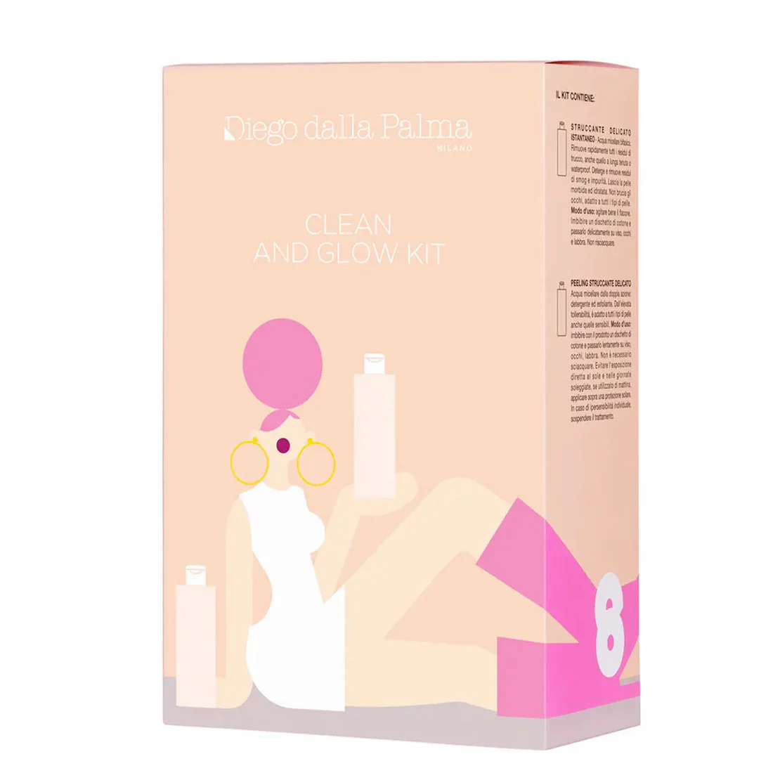 DIEGO DALLA PALMA MILANO Clean And Glow Kit  2 pz