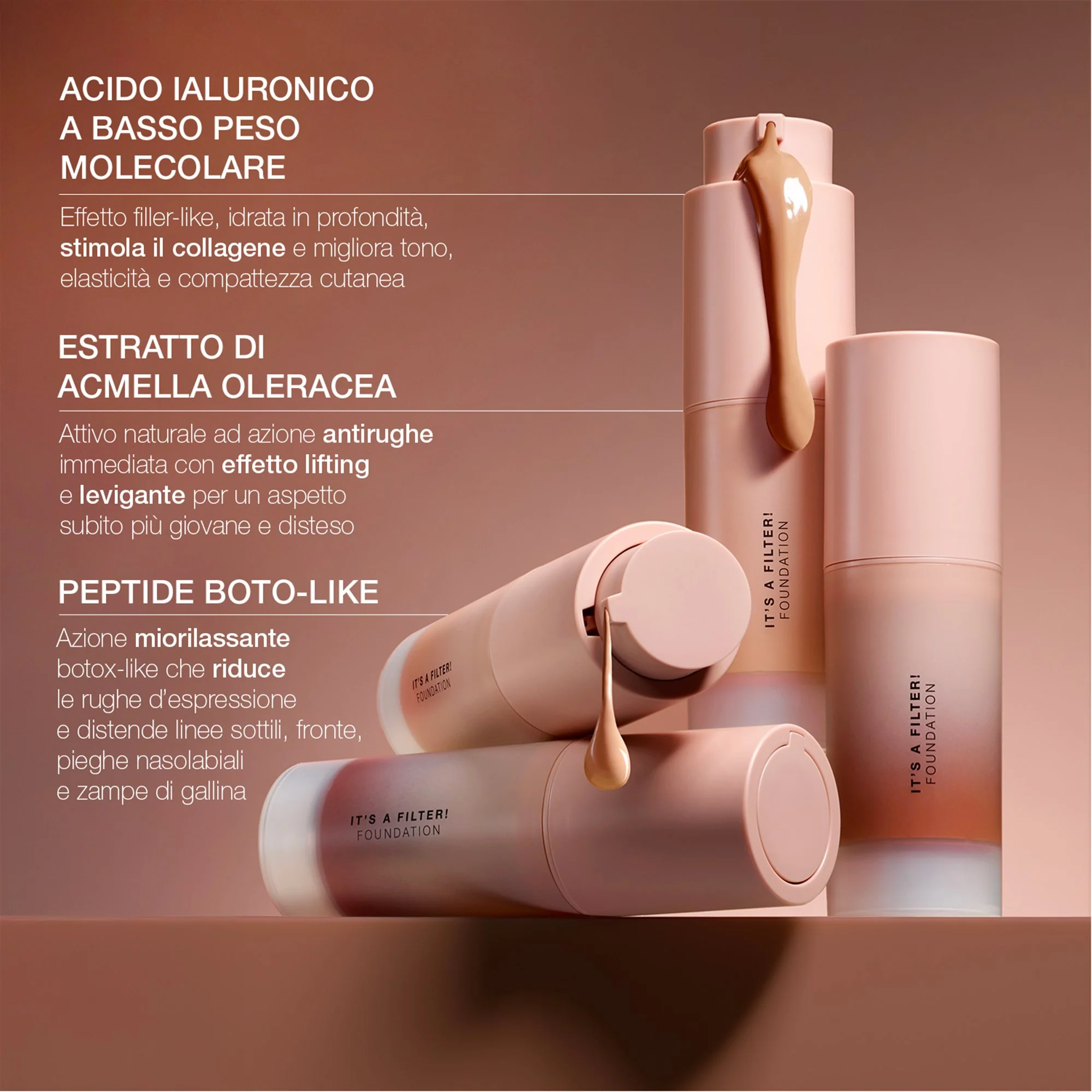 DIEGO DALLA PALMA MILANO It'S A Filter! Foundation 278N Beige Scuro - Image 9