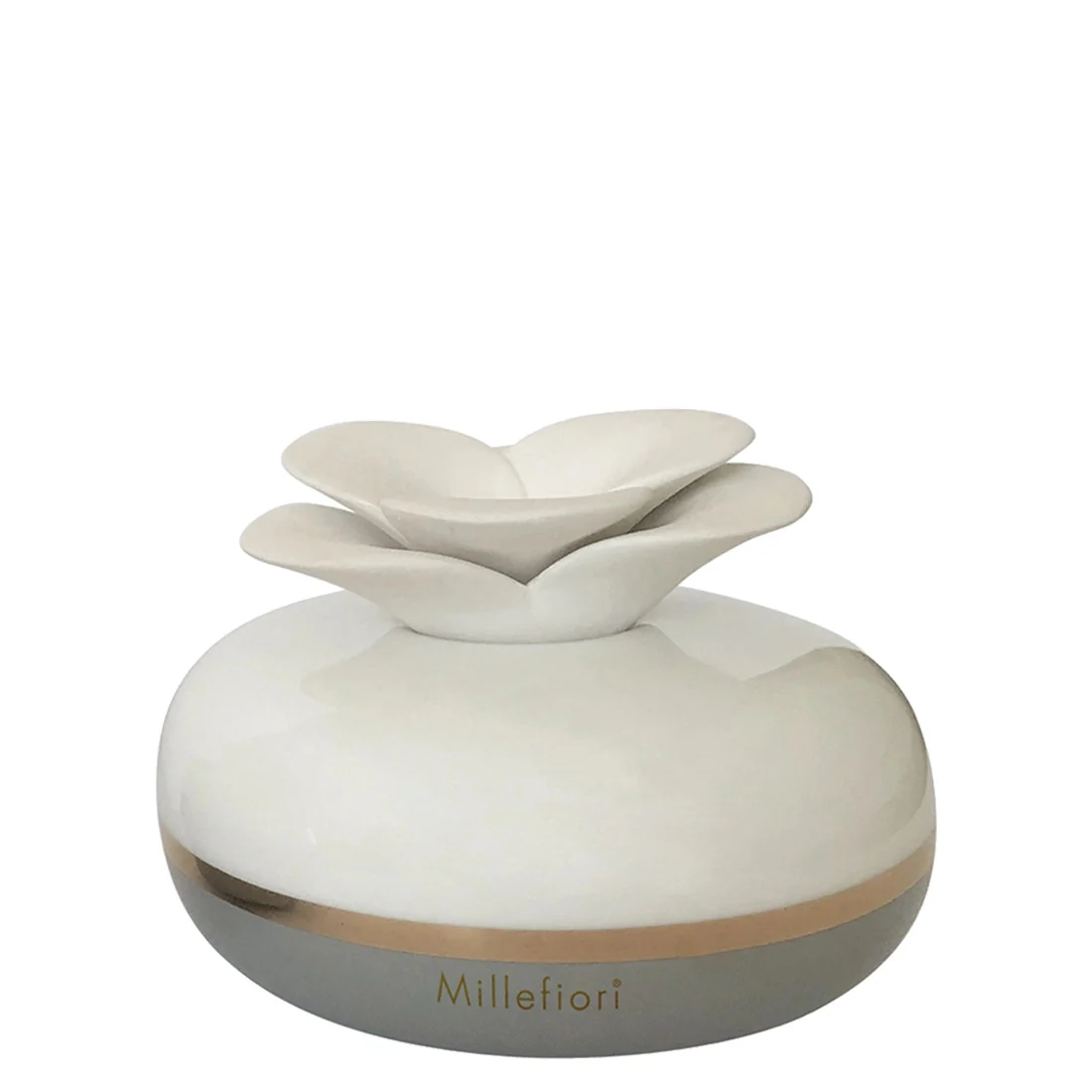 Millefiori Diffusore a Fiore Grigio Grigio