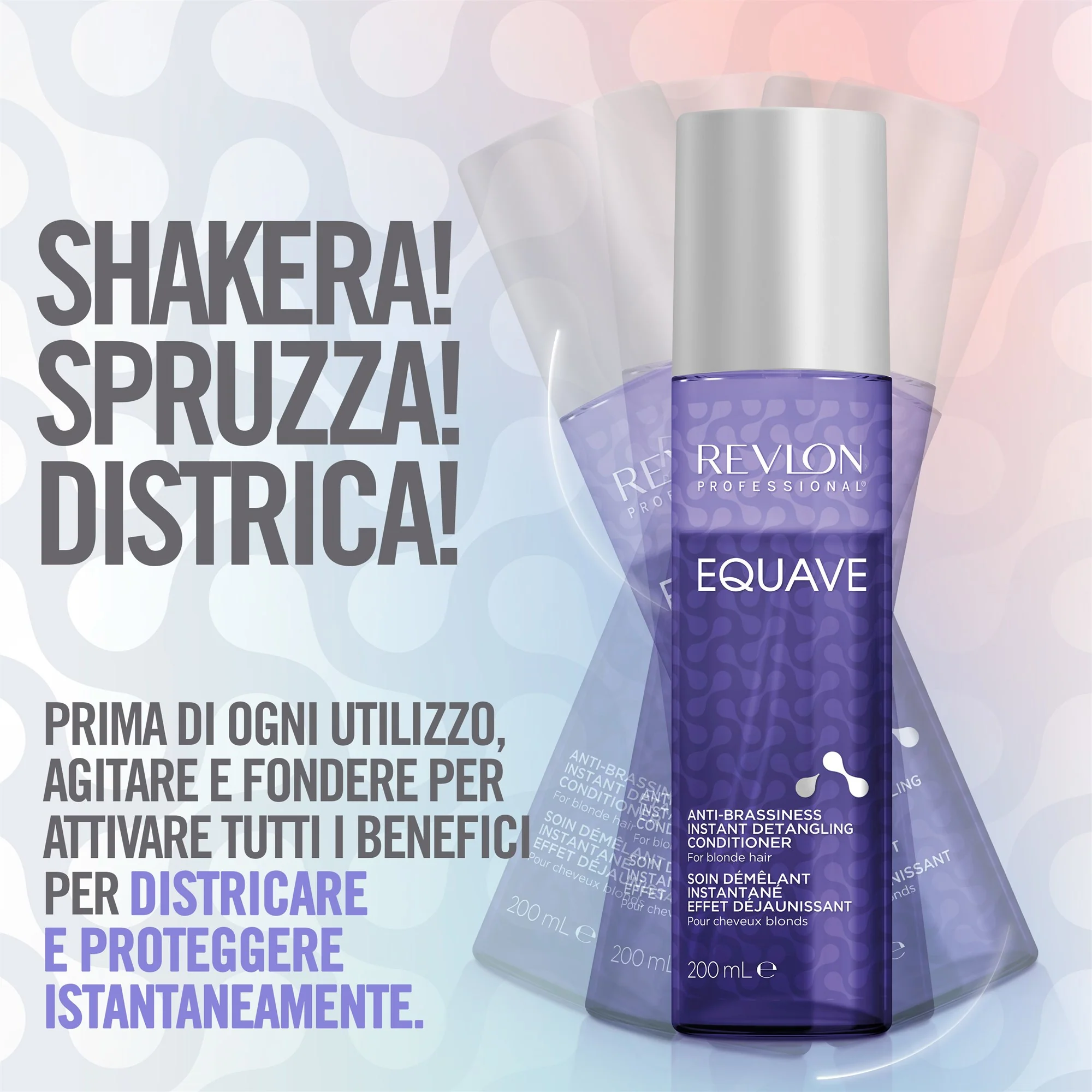 Revlon Professional Equave Anti-Brassiness Bi-Phase Detangling Conditioner 200 ml - Image 3