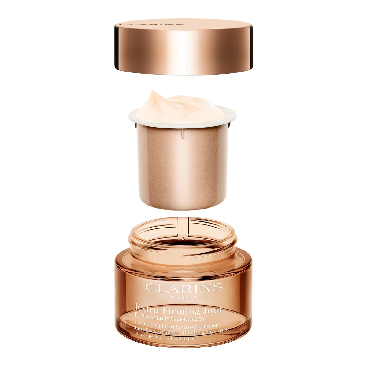 Clarins Extra-Firming Jour Collagen Technology Toutes Peaux Recharge 50 ml - Image 2