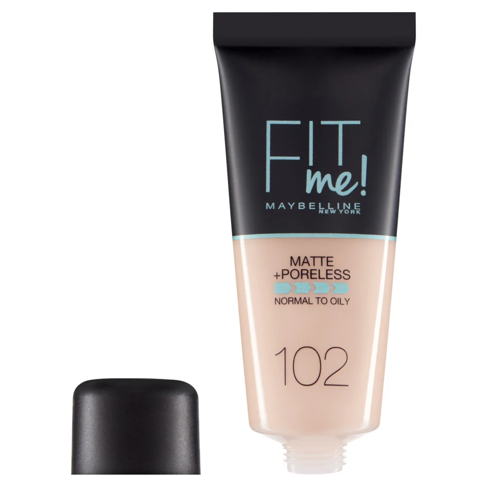 Maybelline New York Fit Me Matte&Poreless 102 Fair Ivory - Image 2