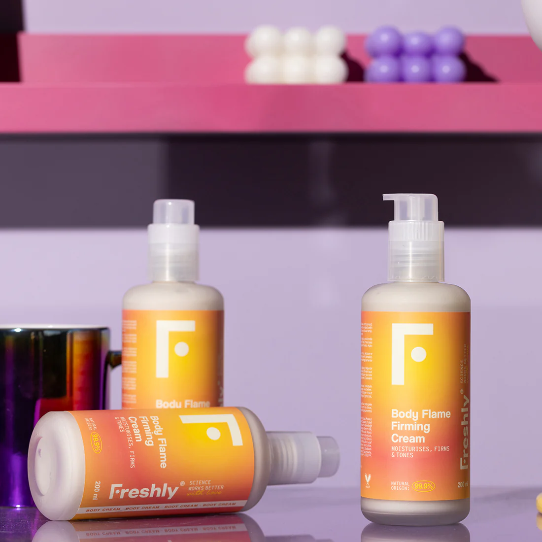 FRESHLY Body Flame Firming Cream  200 ml - Image 4
