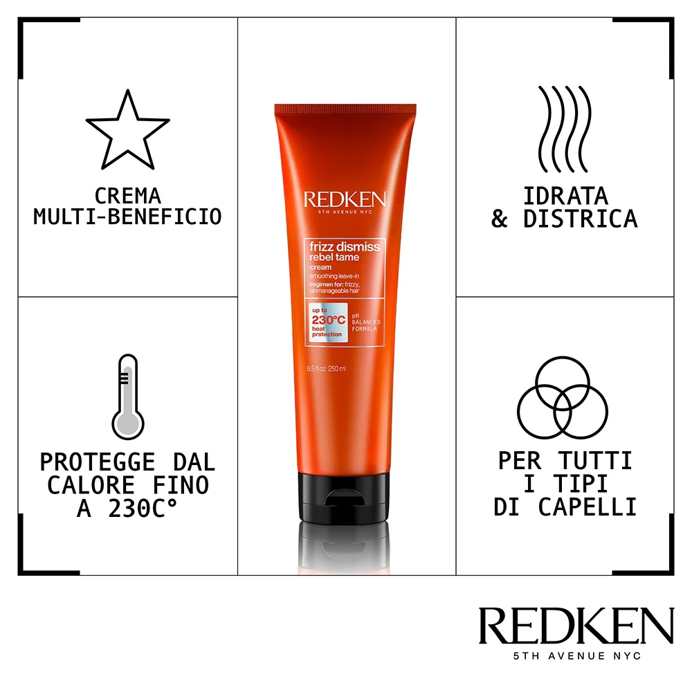 Redken Frizz Dismiss Rebel Tame Leave-In 250 ml - Image 2