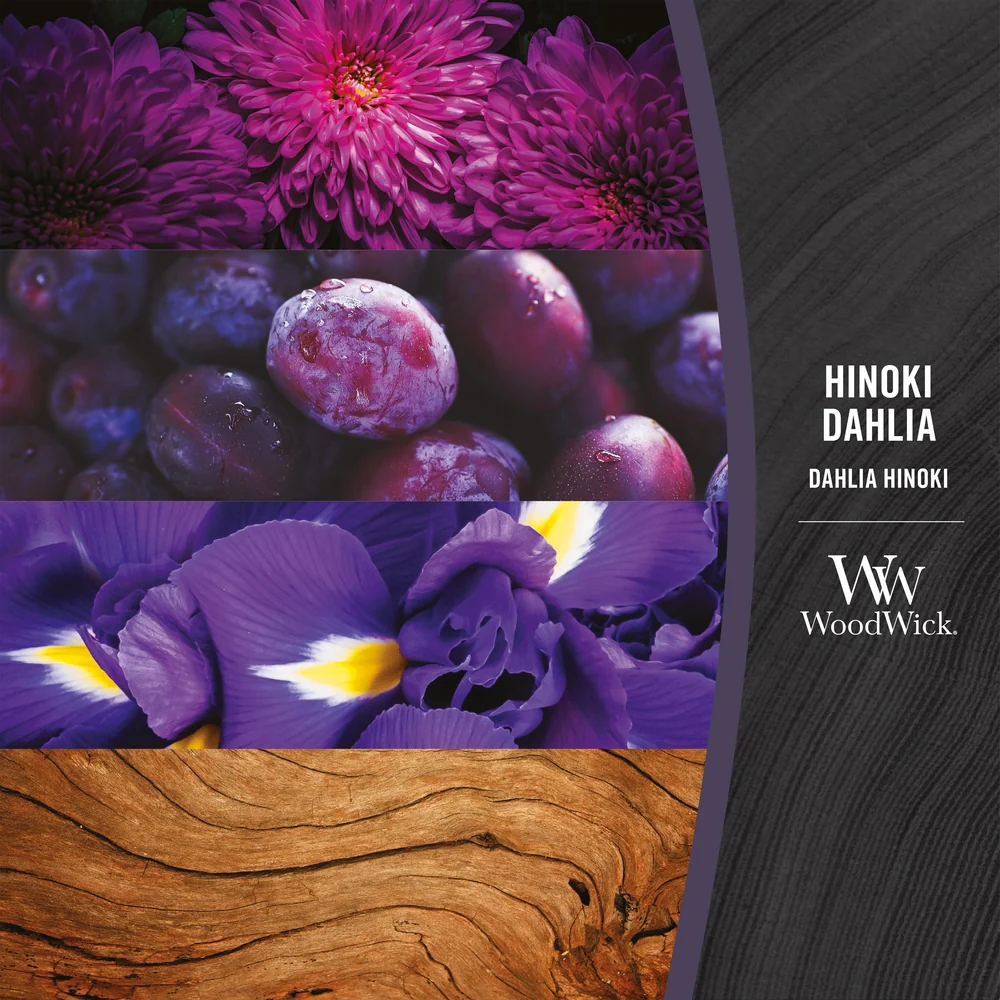 Woodwick Hinoki Dahlia Media i Dahlia - Image 3