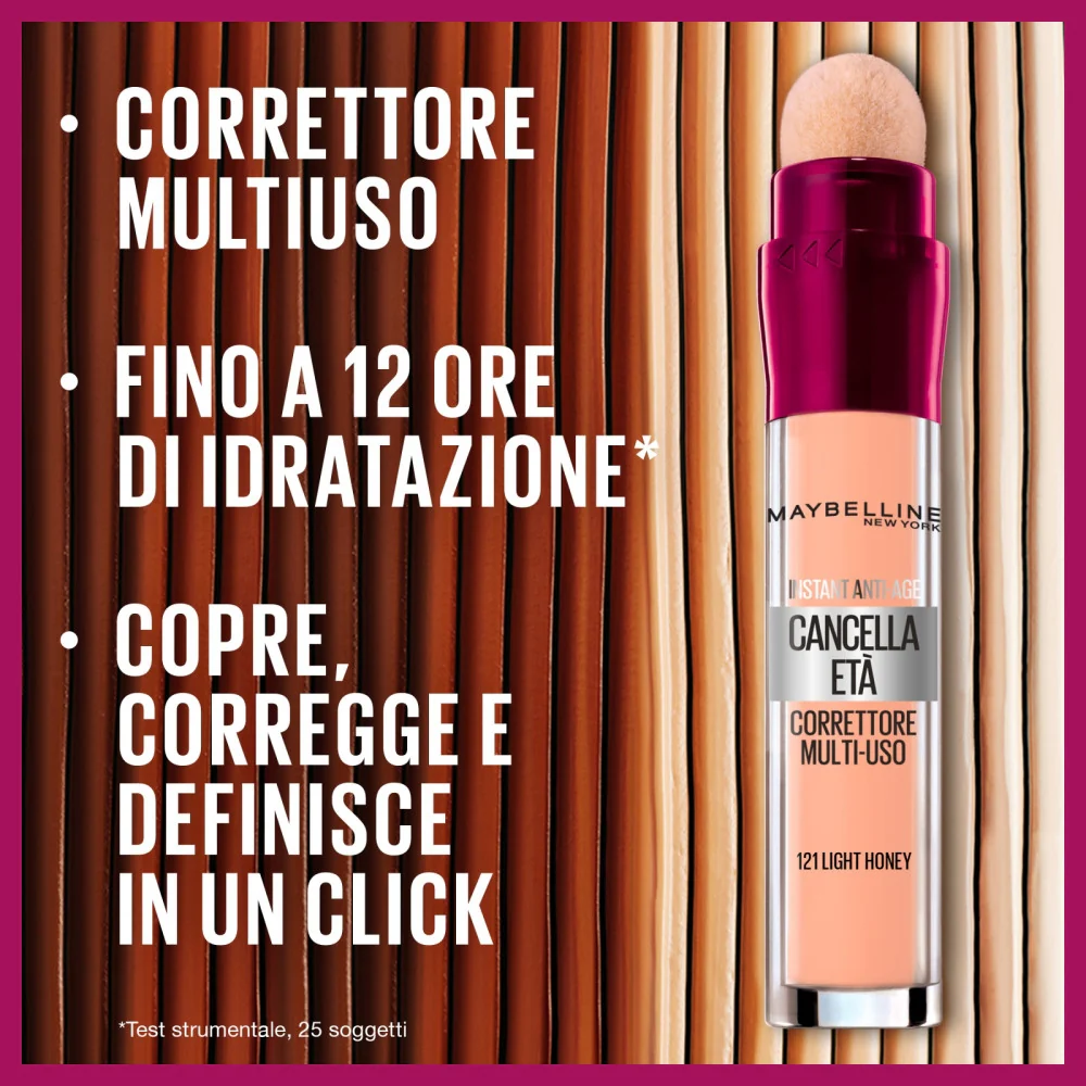 Maybelline New York Il Cancella Età 121 Light Honey - Image 2