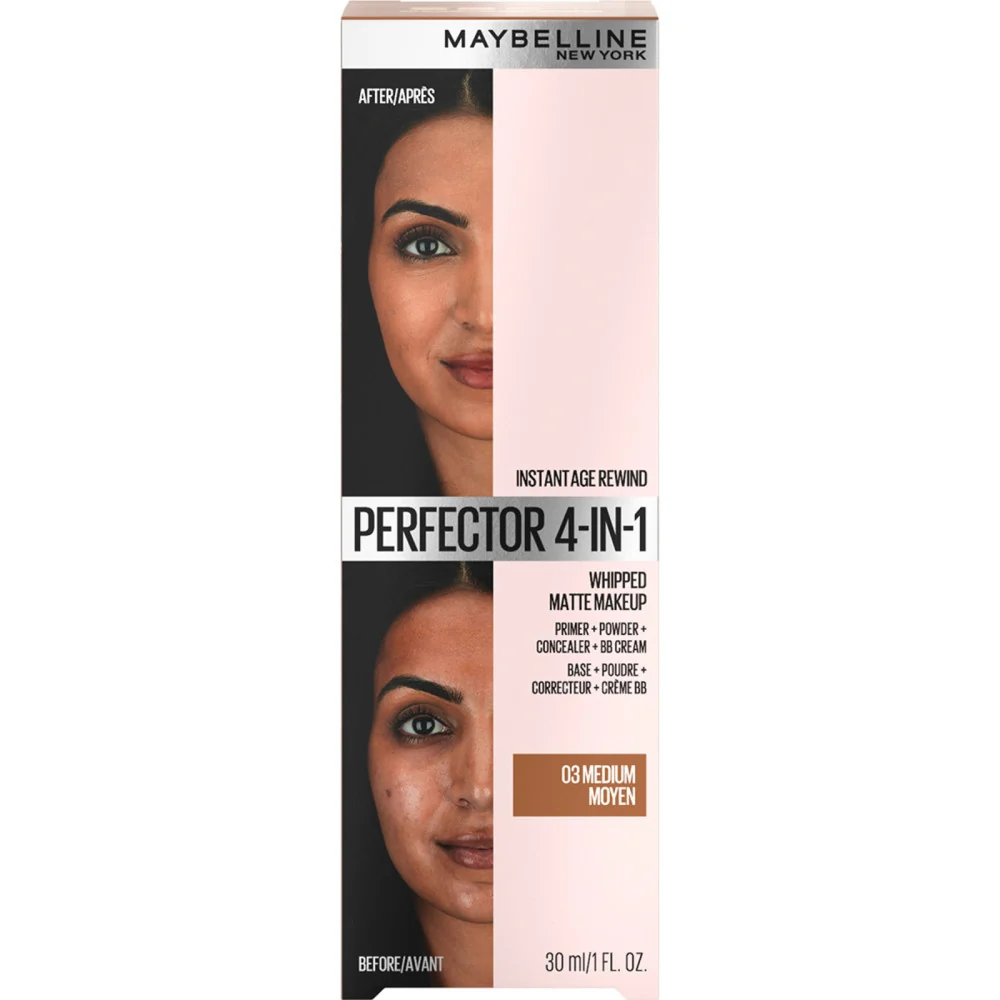 Maybelline New York Instant Age Rewind Perfector 4-IN-1 03 Medium - Image 2