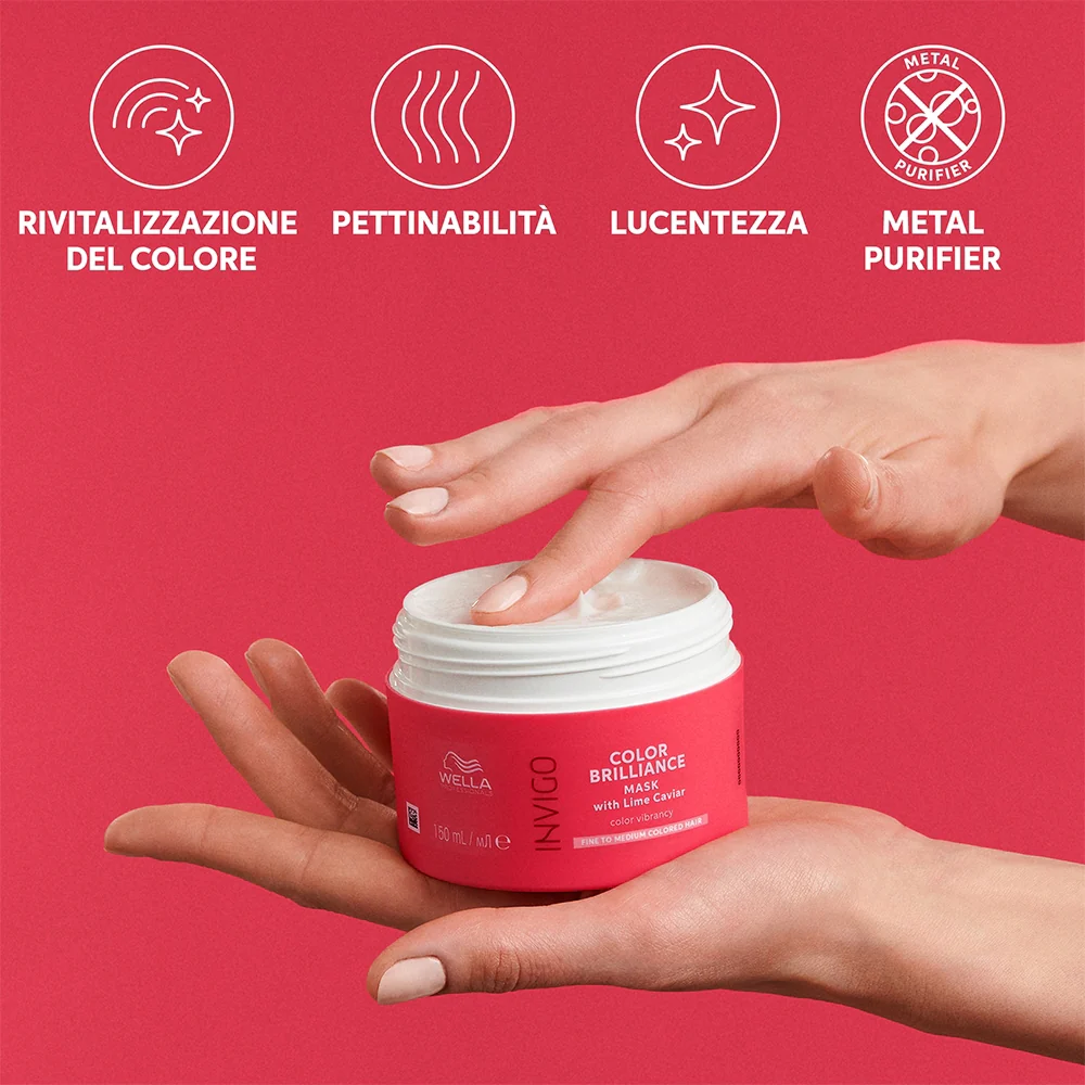 Wella Professionals Invigo Color Brilliance Mask Fine/Normal Hair 150 ml - Image 8