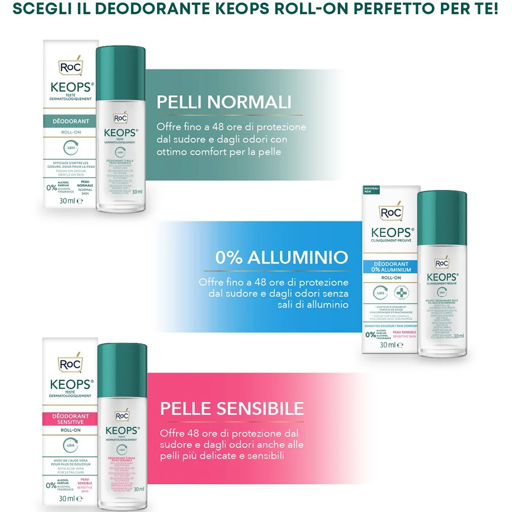 Roc Keops Déodorant 48h 30 ml - Image 2