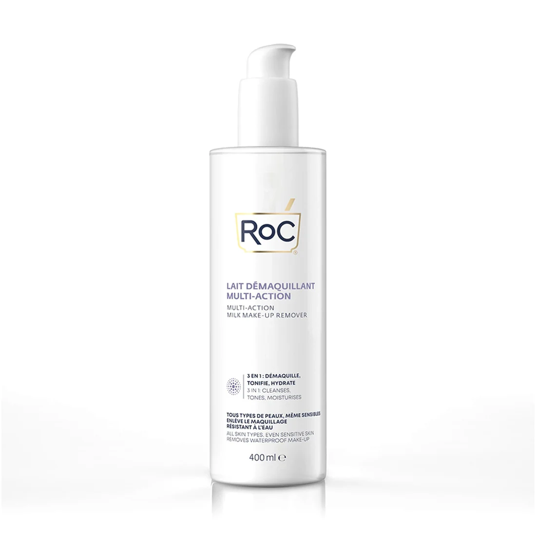 Roc Lait Démaquillant Multi Action 400 ml