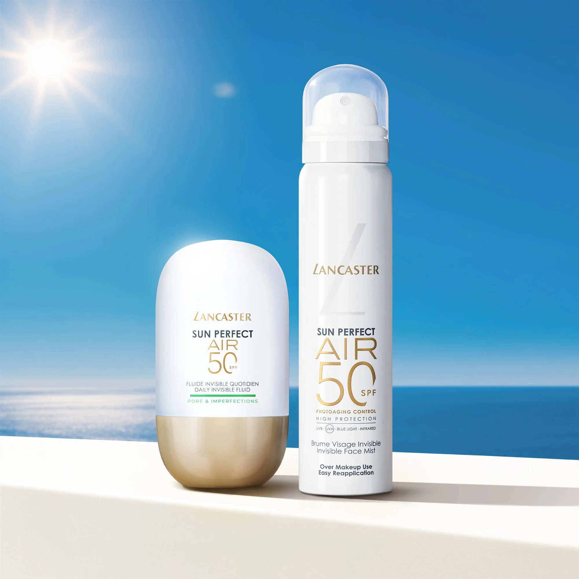 LANCASTER Sun Perfect Air Daily Invisible Fluid Spf50 Pore & Imperfections  40 ml - Image 7