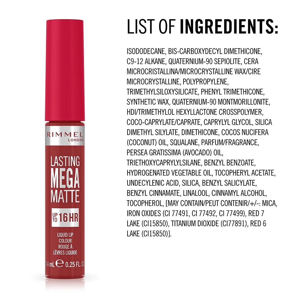 Rimmel Lasting Mega Matte 500 Fire Starter - Image 4