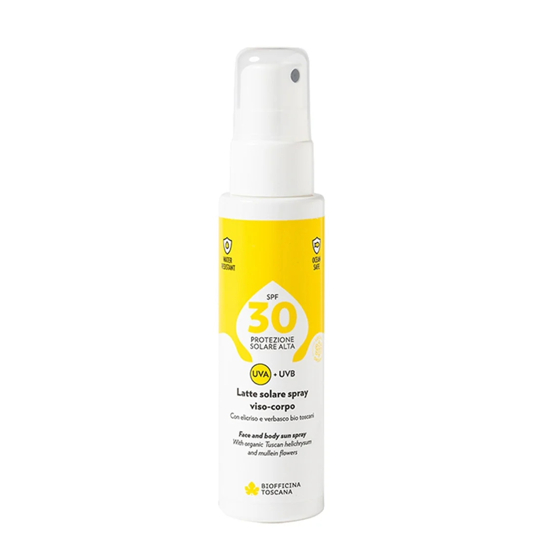 Biofficina Toscana Latte Solare Spray Viso-Corpo Spf30