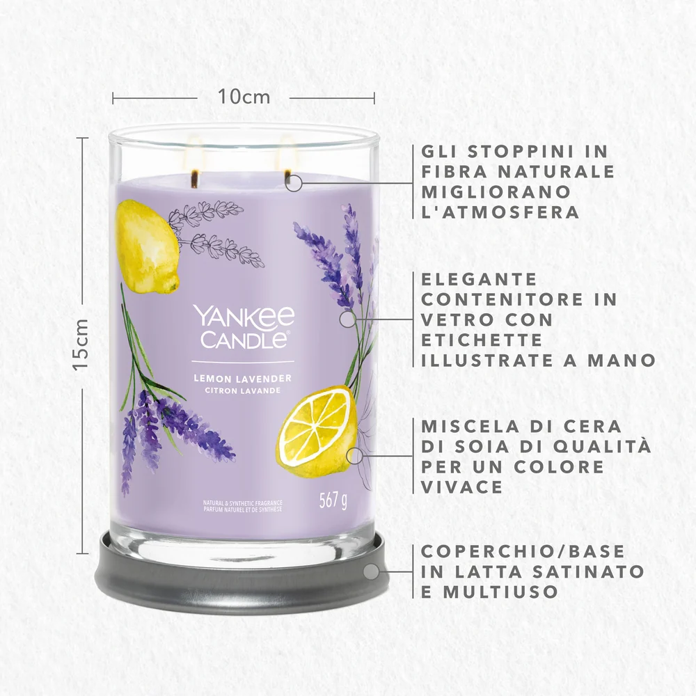 Yankee Candle Lemon Lavender Signature Tumbler - Image 2