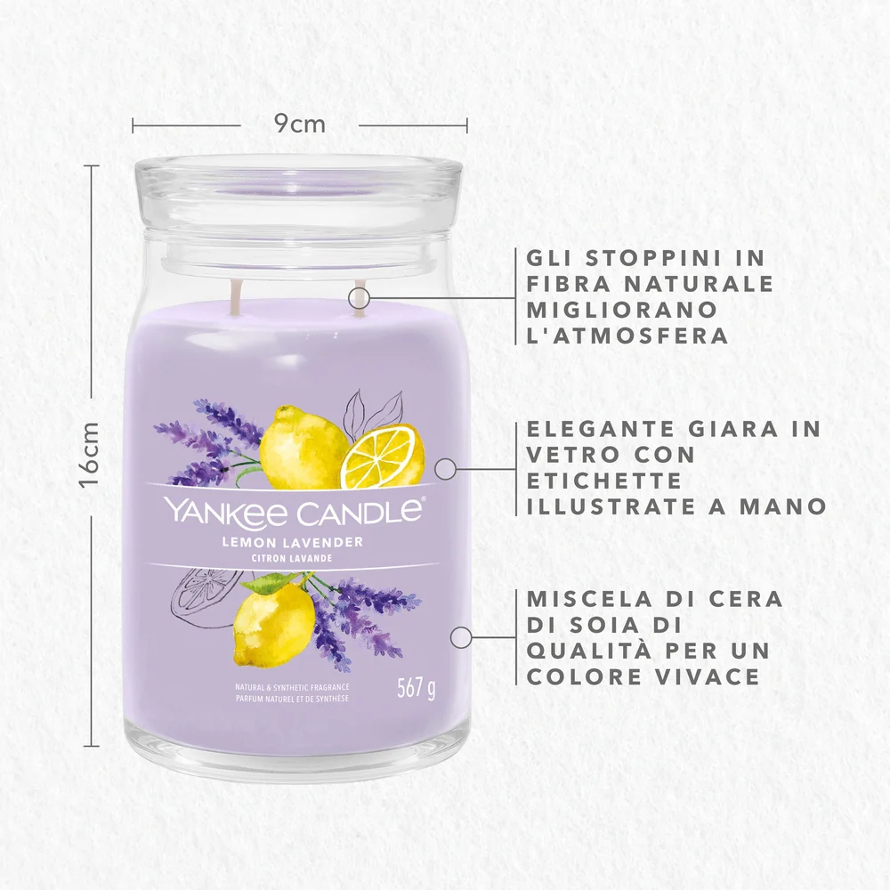 Yankee Candle Lemon Lavender Signature Grande Lavender Signature - Image 2