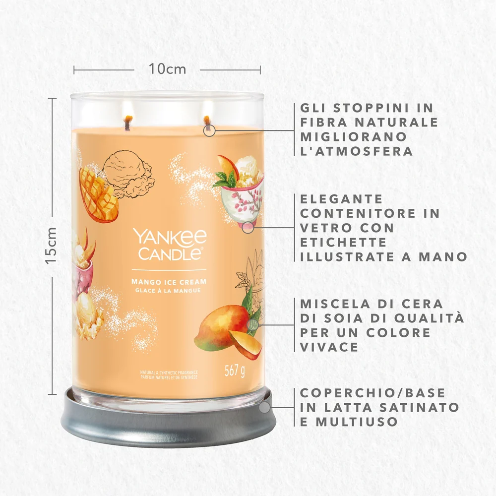 Yankee Candle Mango Ice Cream Signature Tumbler - Image 2