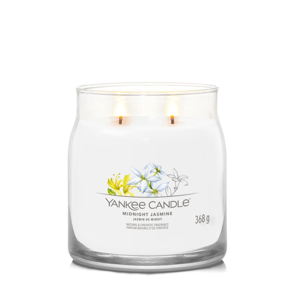 Yankee Candle Midnight Jasmine Signature Media ght Jasmine Signature - Image 2