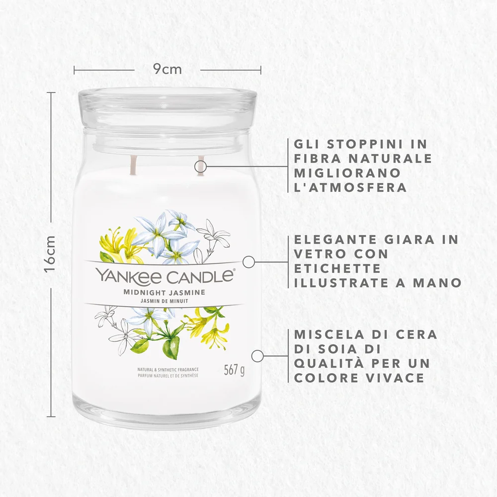 Yankee Candle Midnight Jasmine Signature Grande ht Jasmine Signature - Image 2