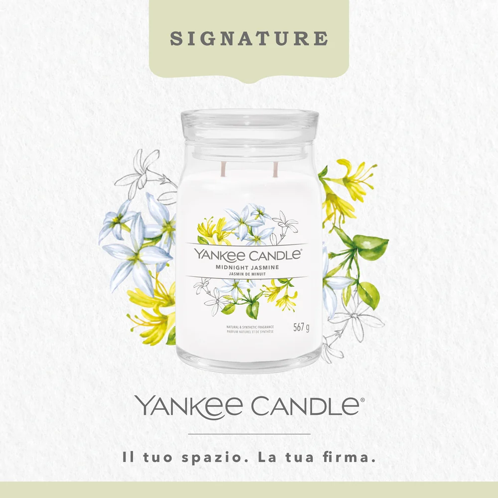 Yankee Candle Midnight Jasmine Signature Grande ht Jasmine Signature - Image 3