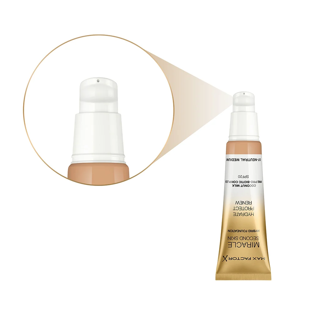 Max Factor Miracle Second Skin 07 Neutral Medium SPF20 - Image 3