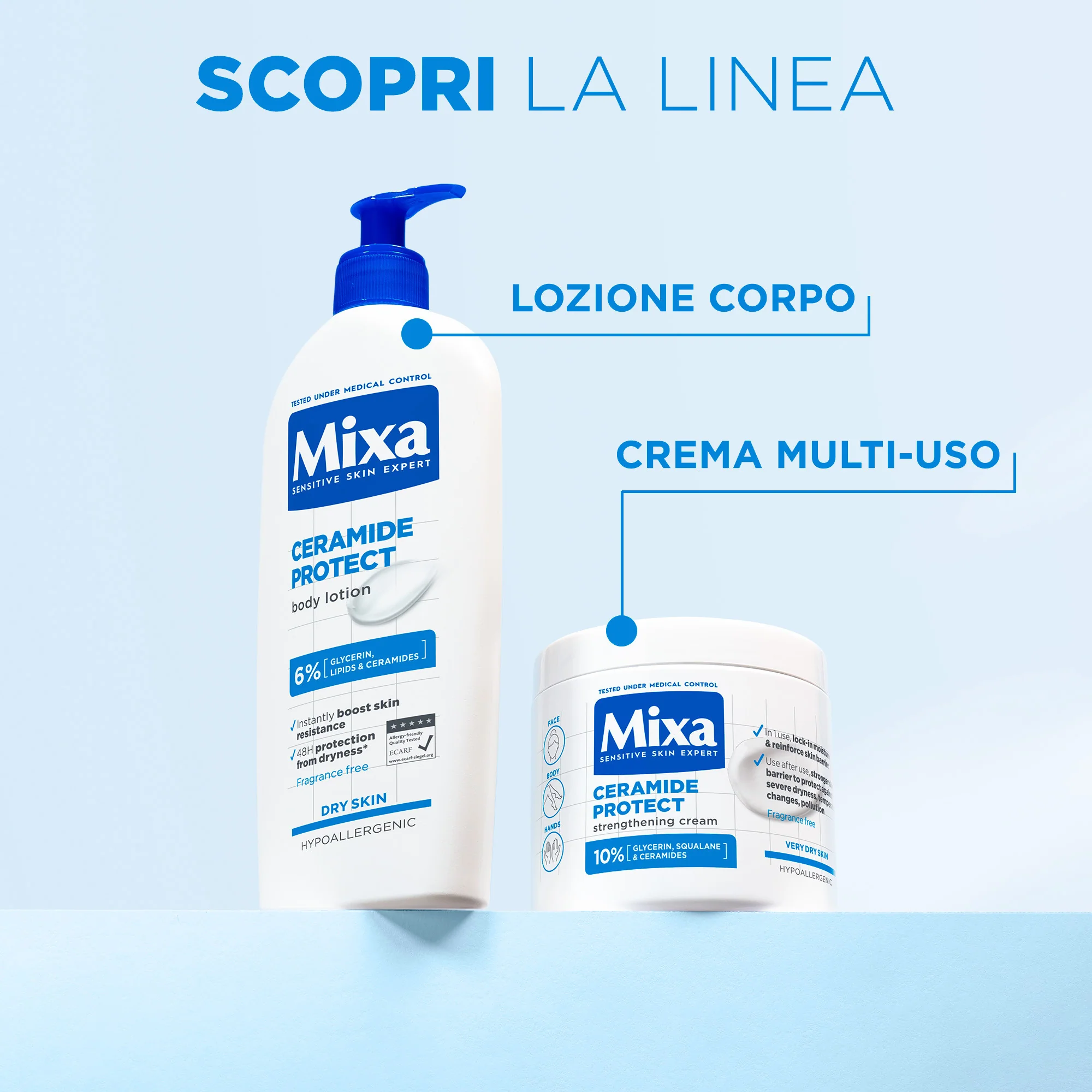 MIXA Ceramide Protect Lozione Idratante Rinforzante  250 ml - Image 6