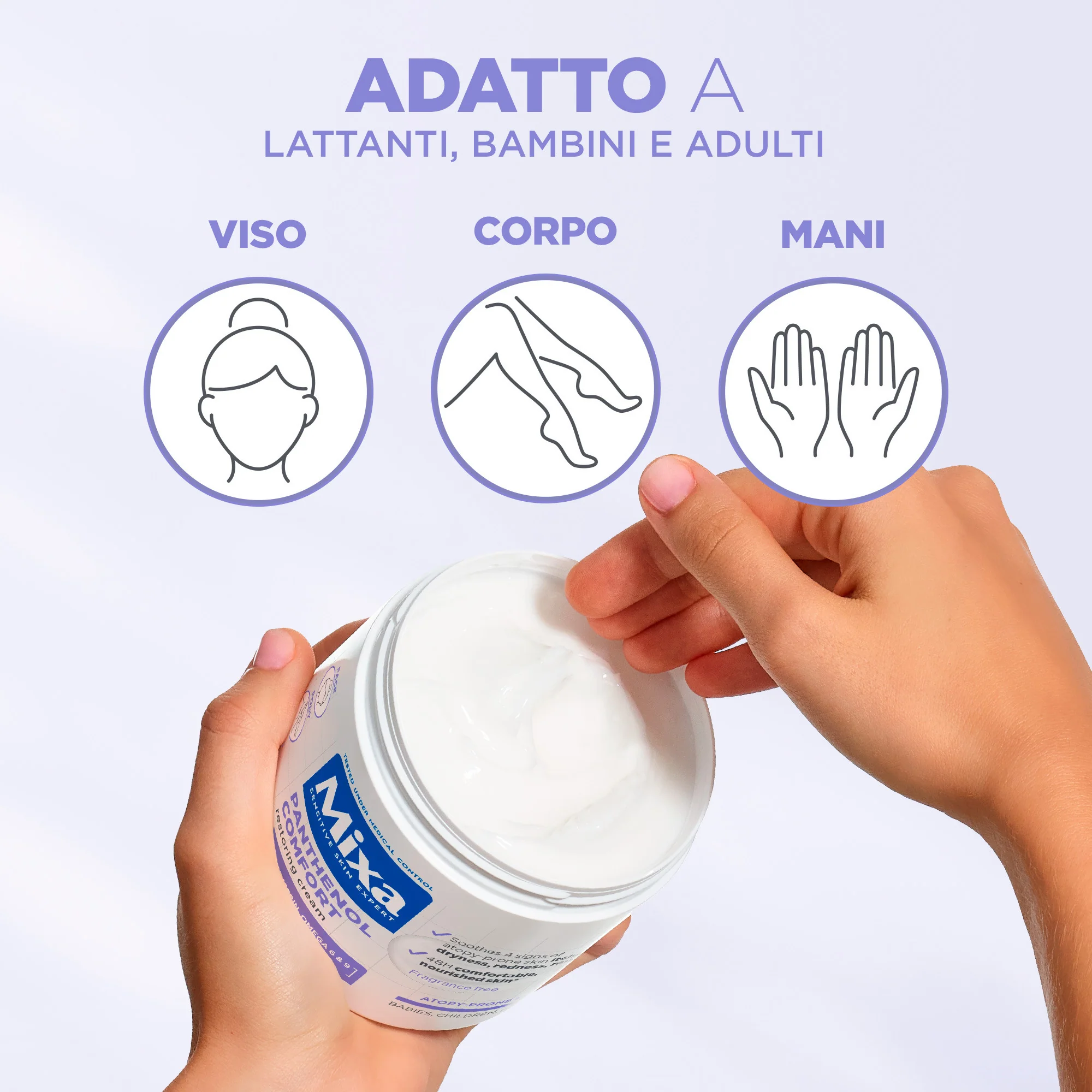 MIXA Panthenol Comfort Crema Lenitiva  400 ml - Image 6