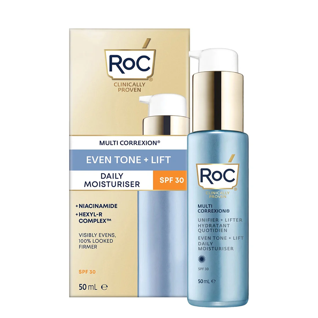 Roc Multi Correxion Unifier + Lifter Hydratant Quotidien SPF30 50 ml