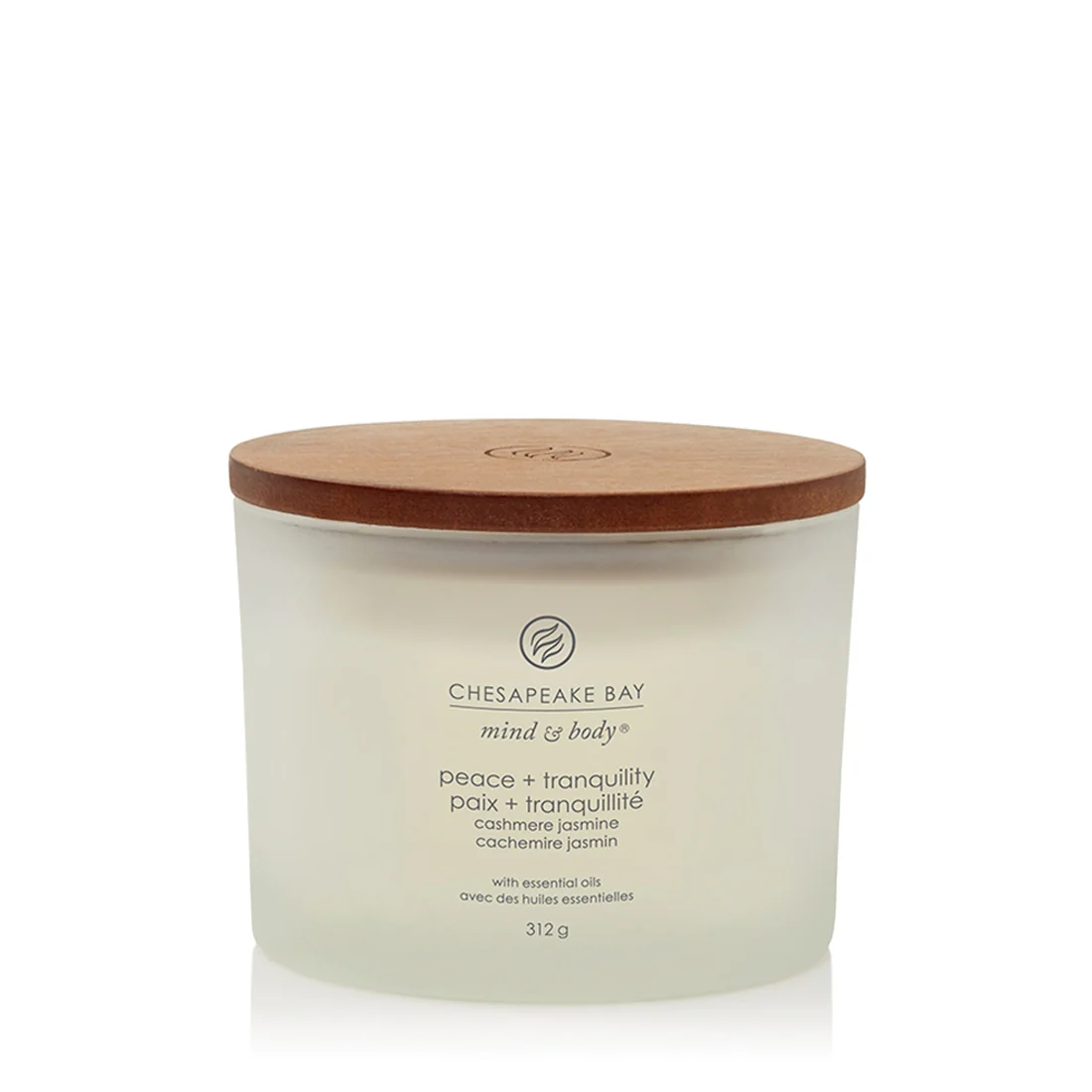 Chesapeake Bay Candle Peace & Tranquility (Cashmere Jasmine) 3 stoppini anquility (Cashmere Jasmine)